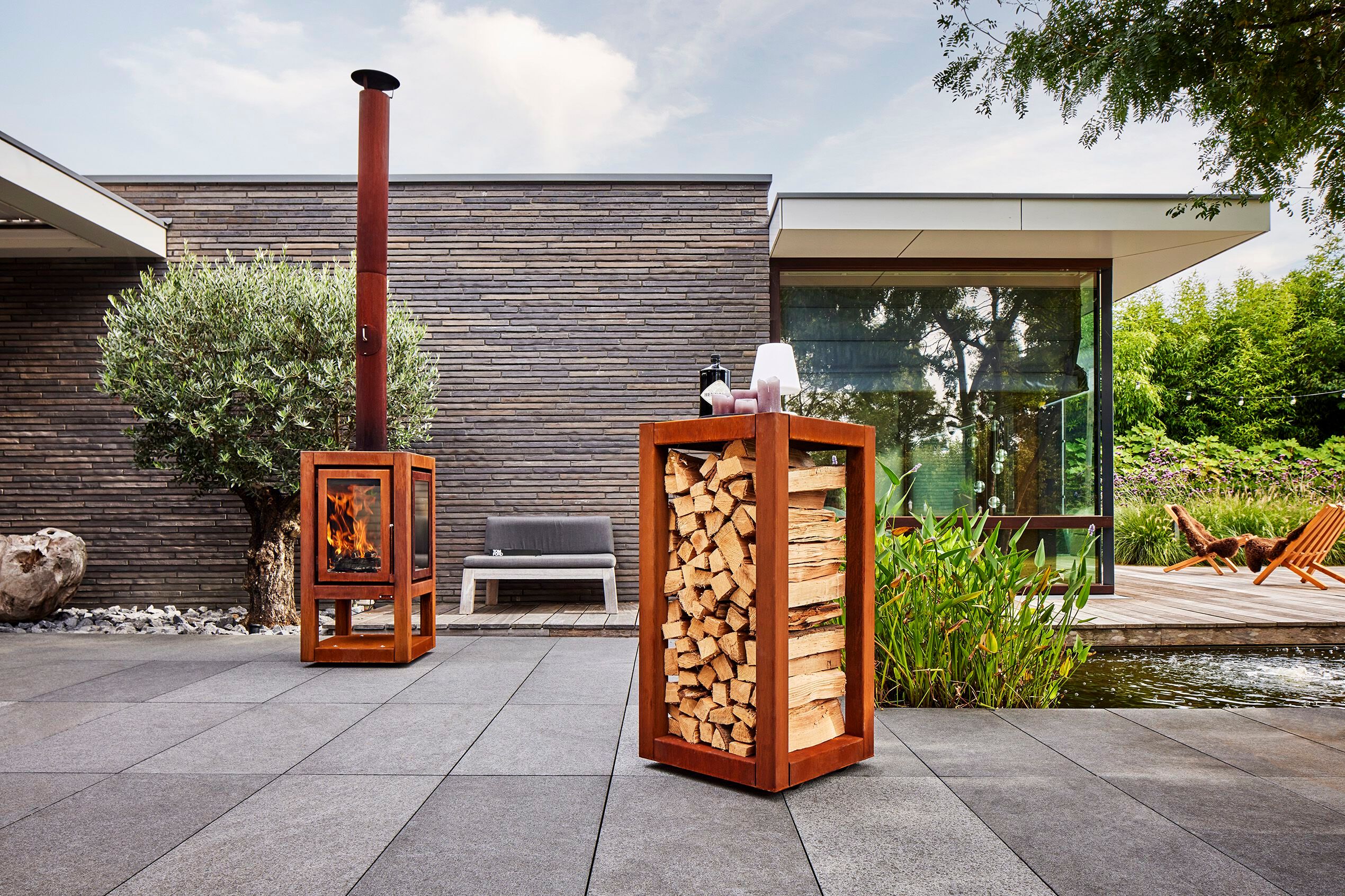 Стальной держатель журнала Corten™ RB73 Quaruba ARCH-00083177 - Вид №2