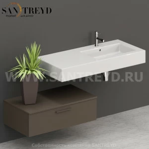 T09052CS2 Столешницы для использования в сочетании с тумбами и открытыми тумбами 90 см коричневая Globo ARREDO WOOD Италия