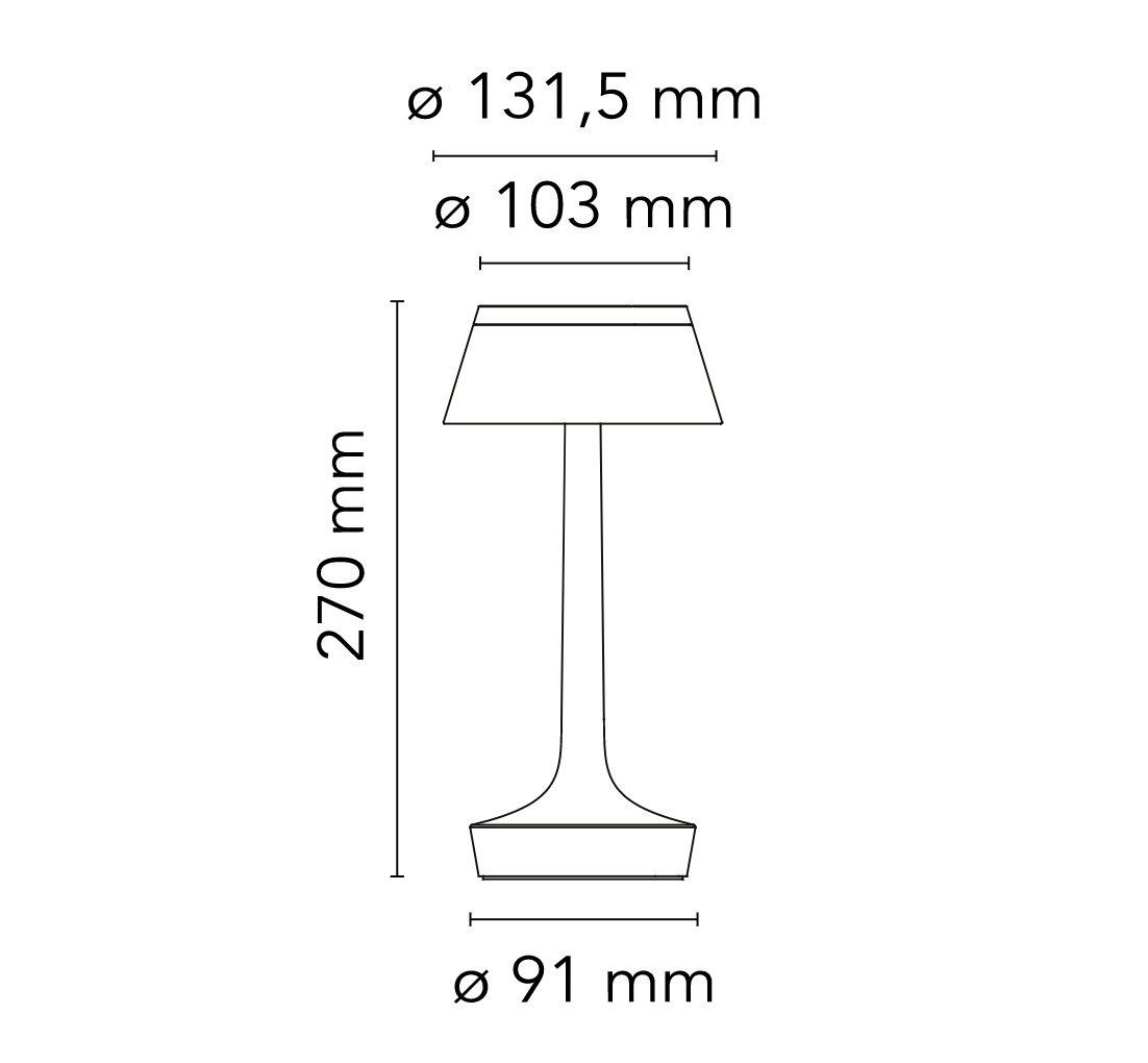 Настольная лампа с зарядкой от USB In Stock Flos ARCH-00016325 - Вид №2