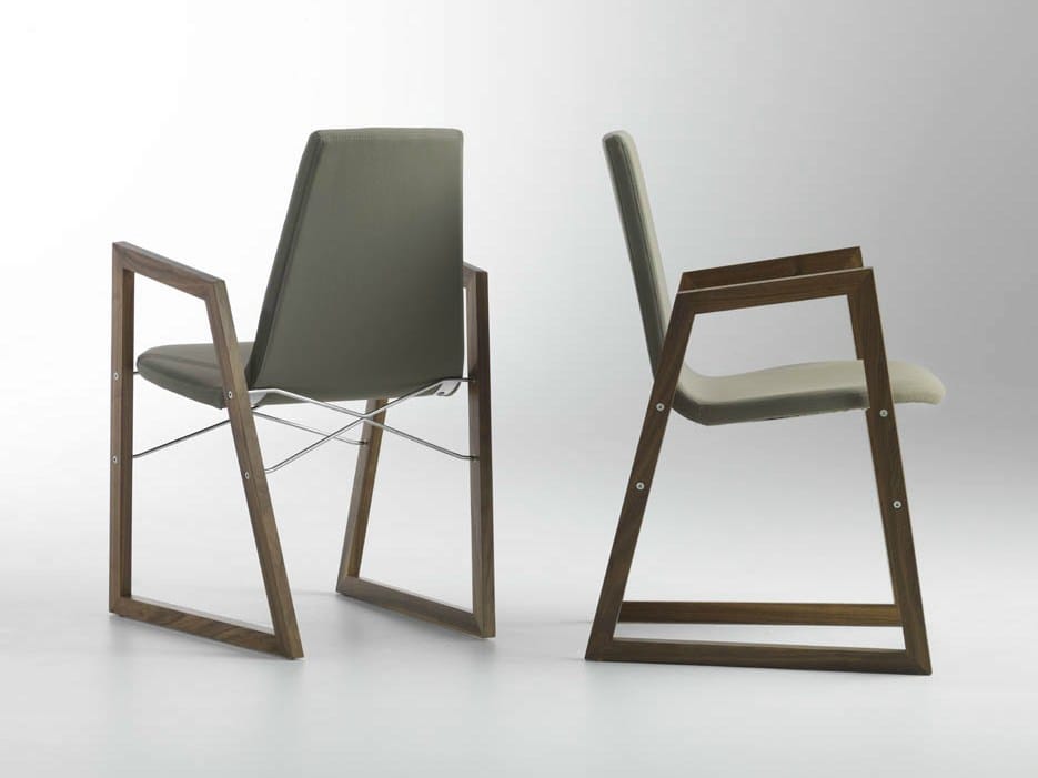 Мягкое кожаное или тканевое кресло для салазок Casamania & Horm ARCH-00145040 - Вид №10