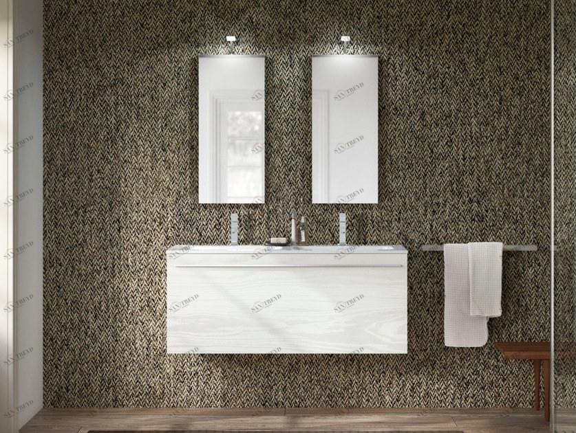 Gruppo Geromin Двойной туалетный столик в современном стиле с ящиками и зеркалом Change sun-id-1455804