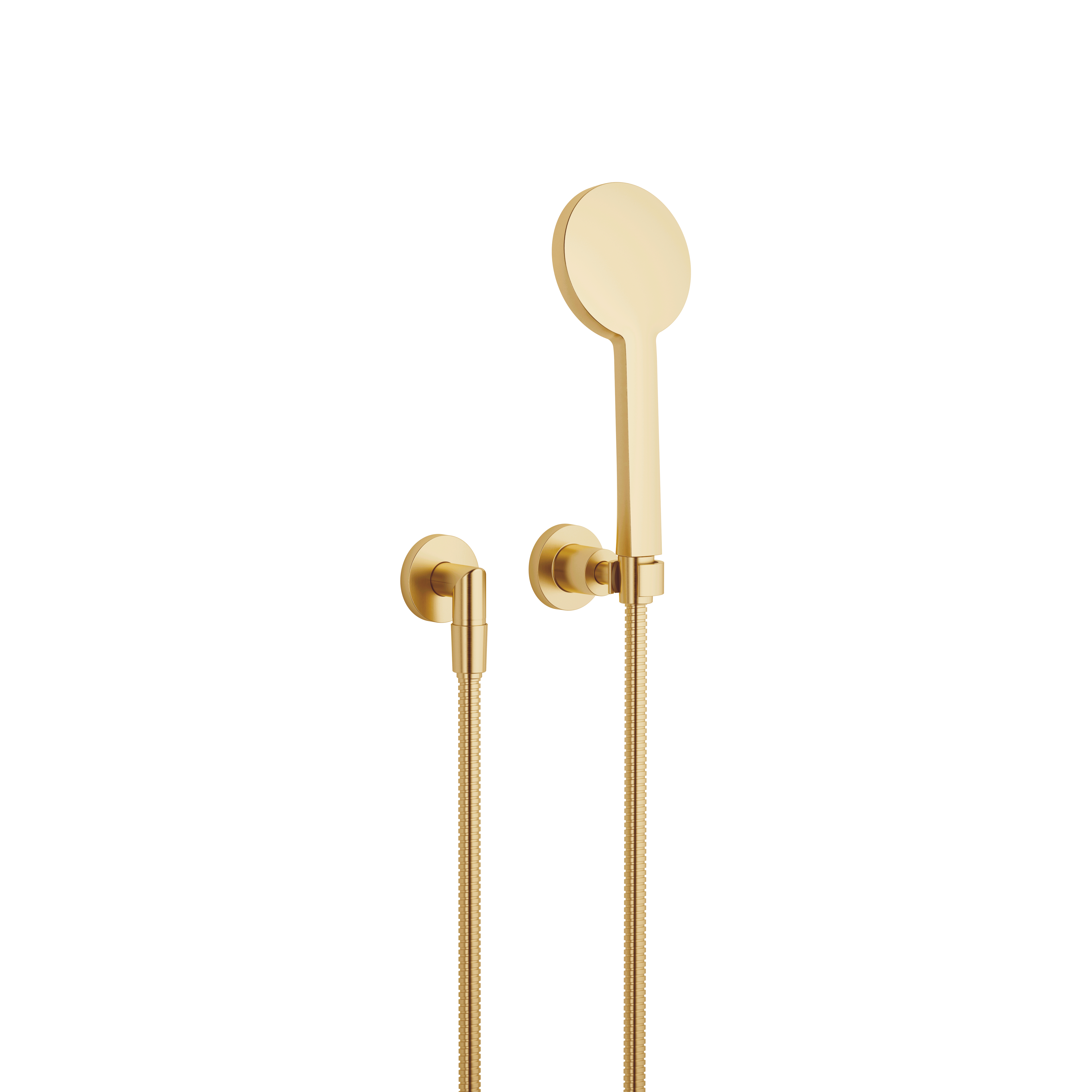 TARA Набор для ручного душа с отдельными розетками FlowReduce - Brushed Durabrass (23-каратное золото) DornBracht 27803892-280010