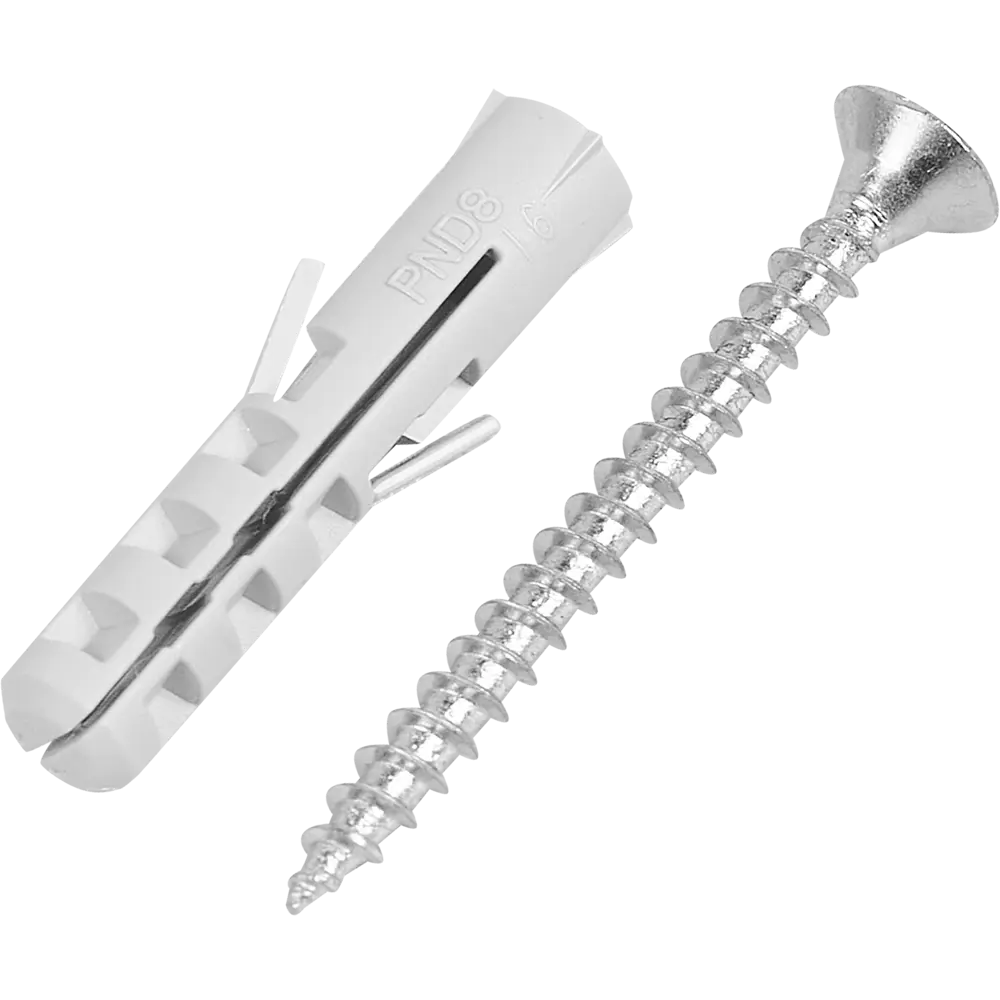 Дюбель нейлоновый STANDERS PND 8×40 мм с шурупами 5×50 мм, 200 комплектов 83387770 STLM-0040720 - Вид №3