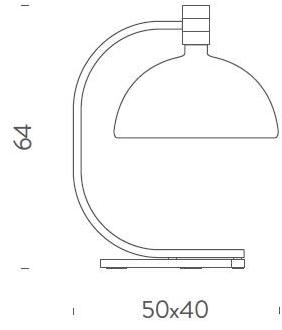 NEMO Настольная лампа из стекла и металла sun-id-1392135 - Вид №2
