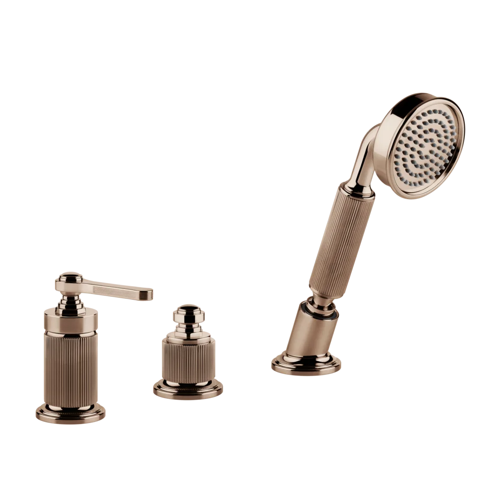 Смеситель для ванны 65043 030 Gessi Venti20 МЕДЬ PVD 65043030