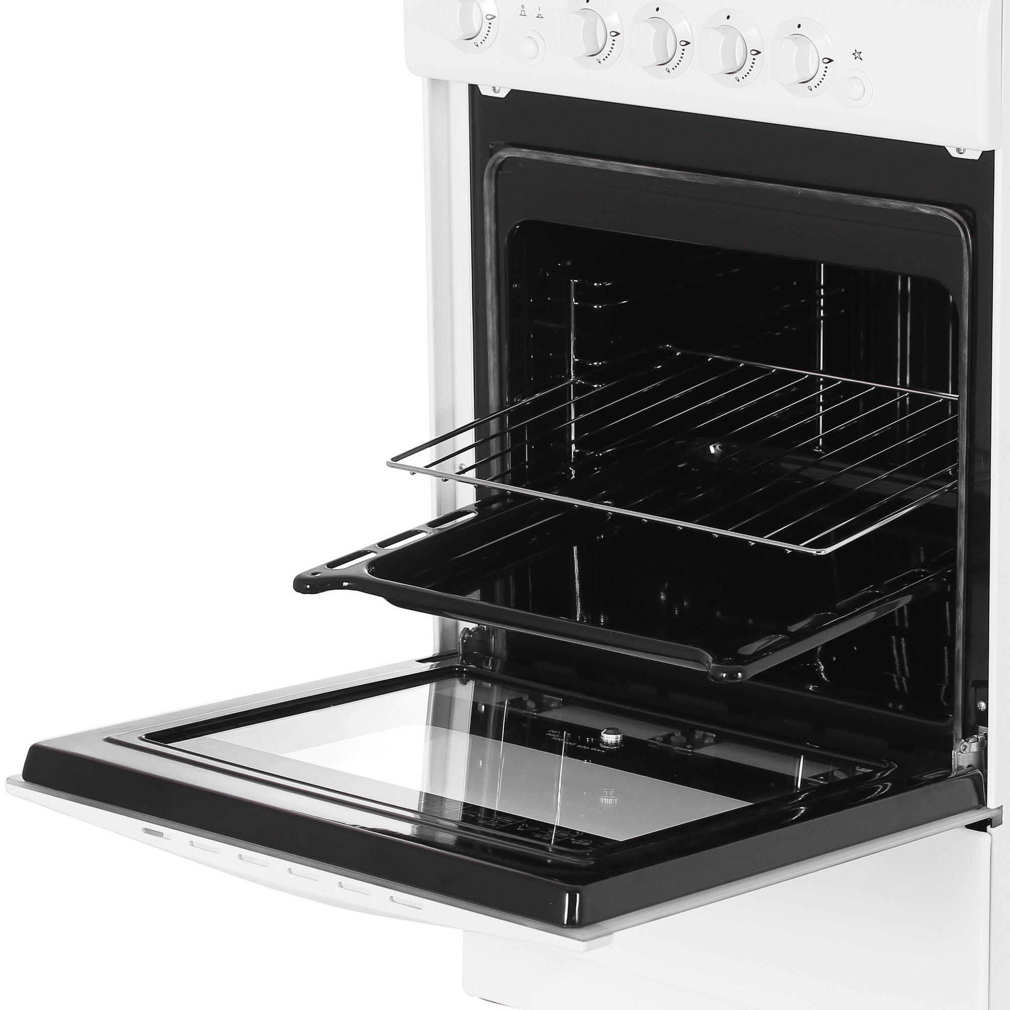 8164047 Газовая плита De Luxe 506040.14Г (КР) ЧР белый STDN-0005482 - Вид №5