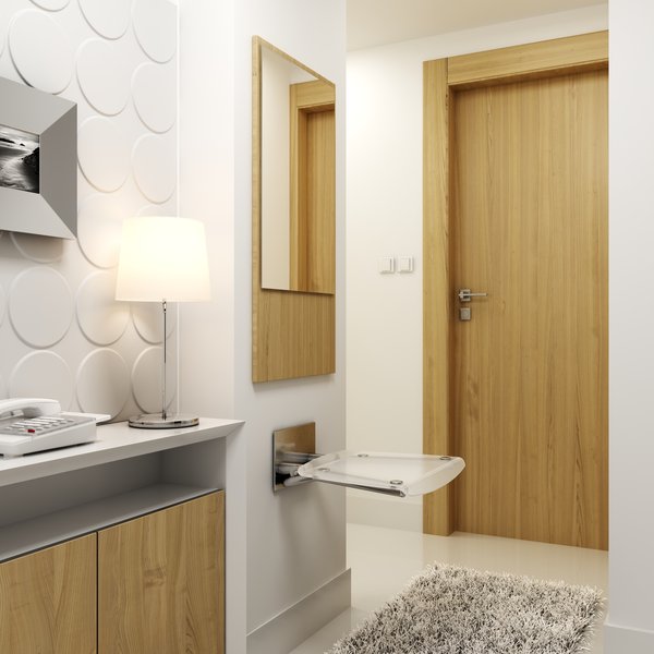 Универсальное сиденье для душа OVO-B-OPAL/BLACK Ravak B8F0000046 - Вид №9