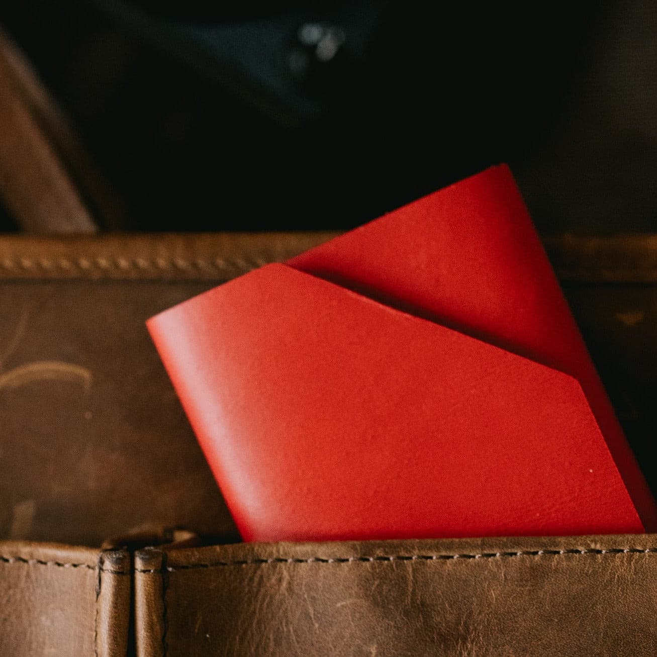 W103CHIL Денежный кошелек - перец чили Wingback  - Вид №5