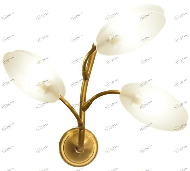 Patinas Lighting Светодиодный настенный светильник ручной работы из латуни Inverno sun-id-1407990