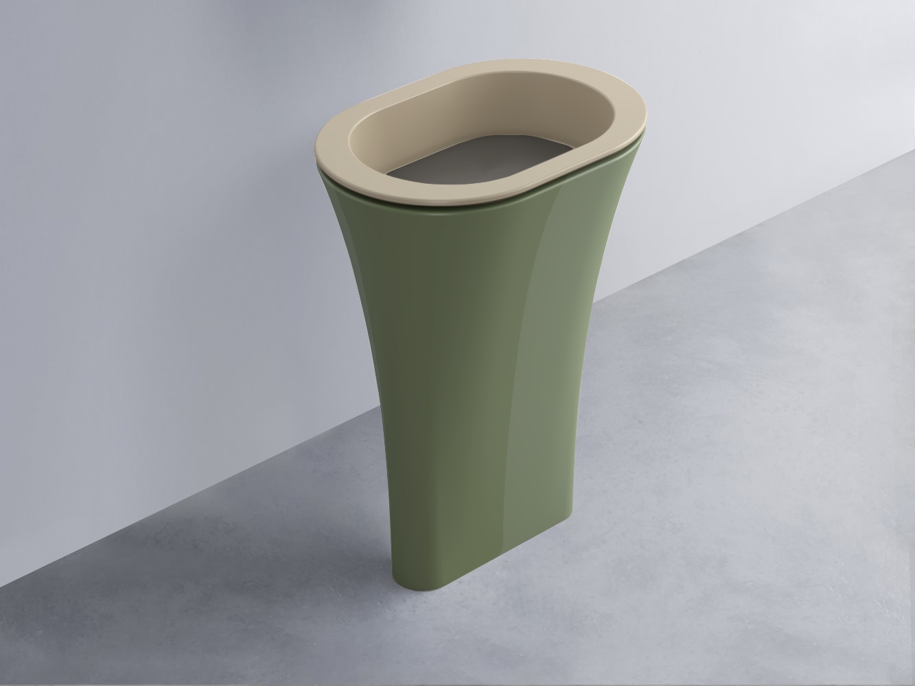 AMLA65-AV+AMPILO-FN+AMCOLO-AG Раковина Amedeo Ovale отдельностоящая cielo Enjoy + Amedeo Ceramica Cielo