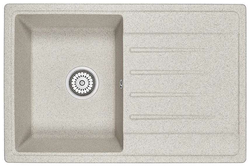 7602, КЛАССИК, кухонная мойка, СтандАРТ кварц GRANULA Standart 7602-ST03 - Вид №1