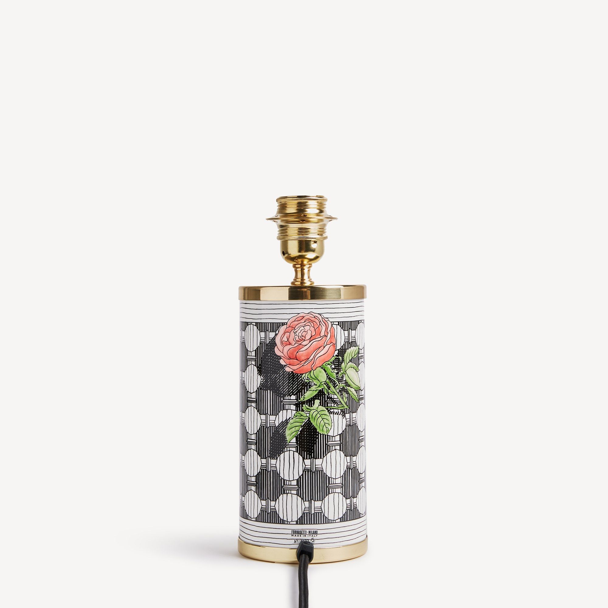 Металлическая настольная лампа Fornasetti Musciarabia con rose ARCH-00118601 - Вид №1