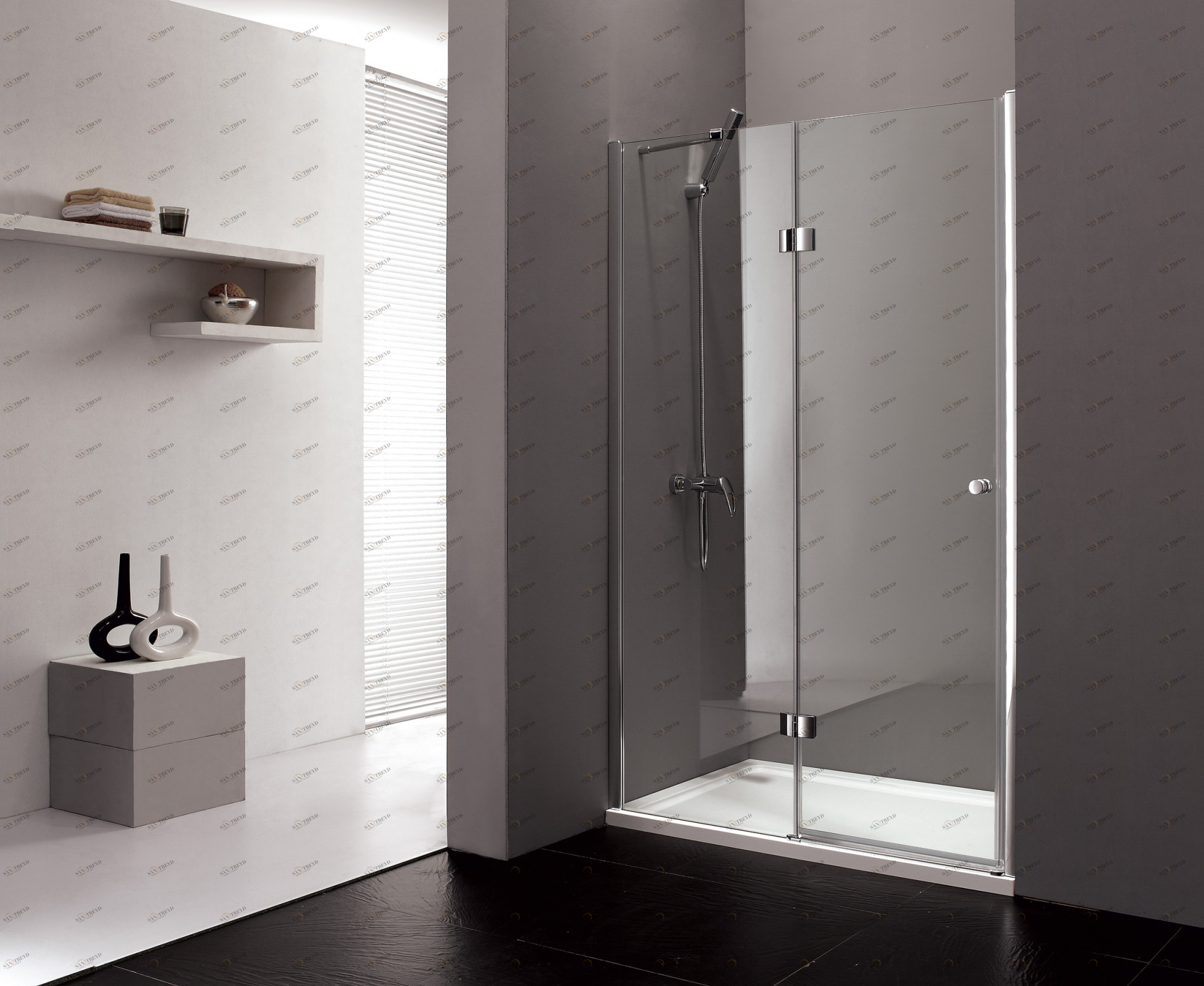 Душевая дверь в нишу CEZARES VERONA-W-B-12-120-P-Cr-L