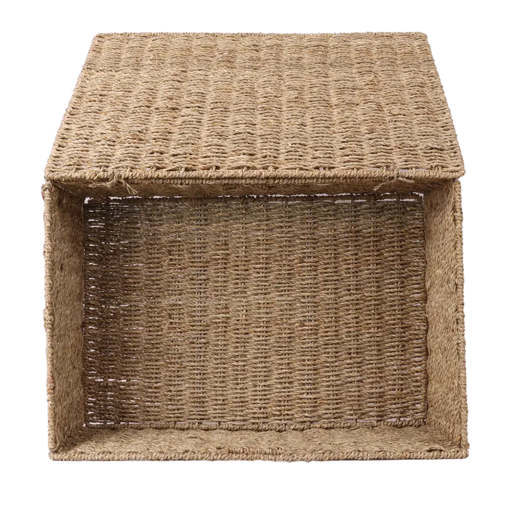 Корзина Konsensa 55x21x38 см морской тростник цвет бежевый 89439460 STLM-2086645  - Вид №3
