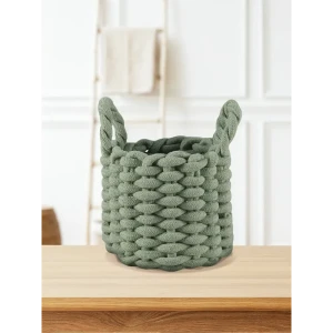 Корзина для хранения Zenfort Вологда 5л текстиль зеленый