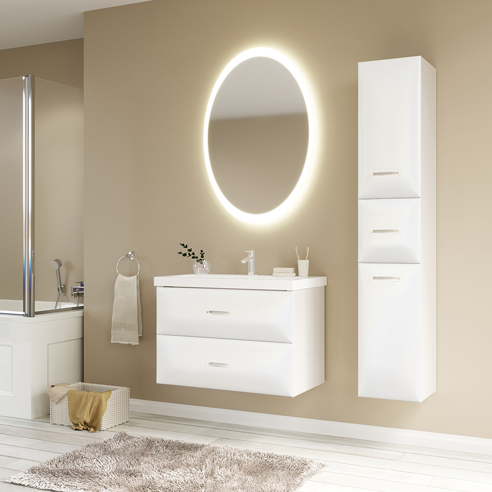 У26290 Зеркало Art 65 Light 1 Marka Ovale