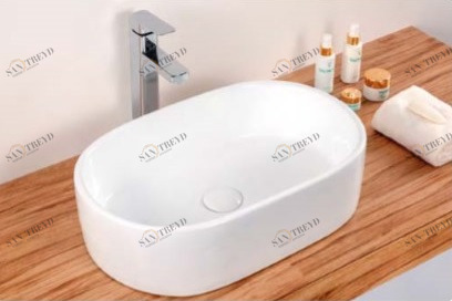 BB1048 Накладная раковина на столешницу  овальная BELBAGNO 