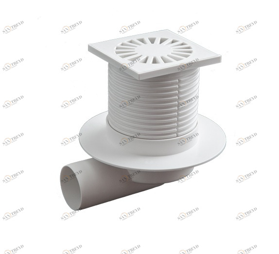 Трап 50 горизонт. регулируемый с пласт. реш. 10х10 ТО-3110 (О) POLITRON 201719