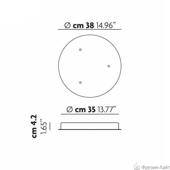Studio Italia Design 154014 bianco per 3 sosp потолочный 111735