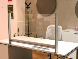 STUDIO T Прозрачная перегородка стола Protector Panscrivaniainuno