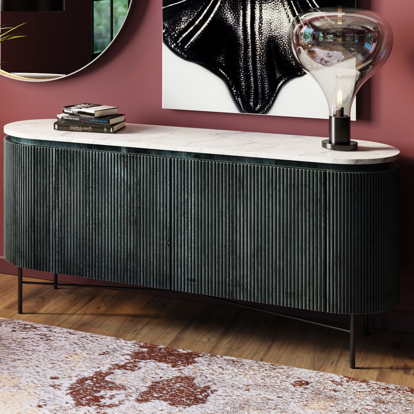 Мраморный шкаф с распашными дверями KARE Design Glenn ARCH-00071465 - Вид №2