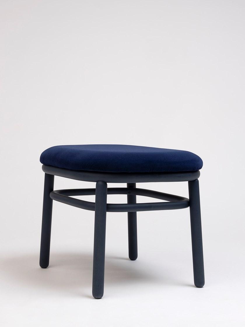 ONDARRETA Низкий табурет из ткани Lana sun-id-1485019 - Вид №1