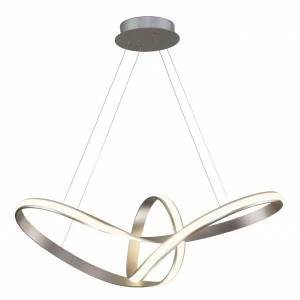 Подвесной светильник светодиодный Kink 90174/1 сатин-никель EUROSVET ДИЗАЙНЕРСКИЕ, KINK 00-3890060 Никель