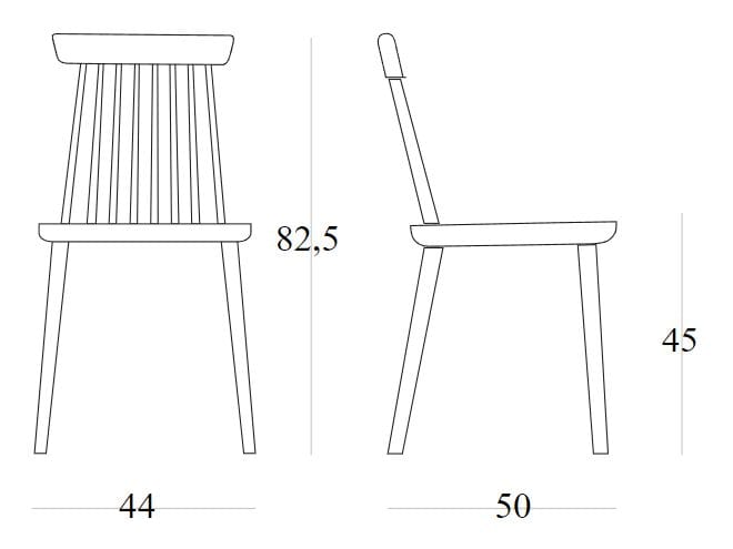 Стул из ясеня SIPA ARCH-00047787 - Вид №7