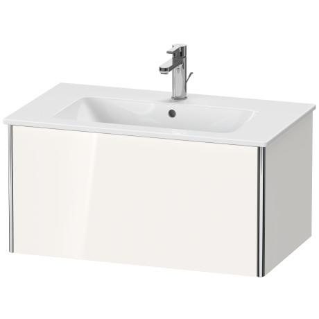 XS407204343 Тумбочка подвесная XSquare #XS4072 810 x 478 мм Базальт матовый, декор Duravit - Вид №2