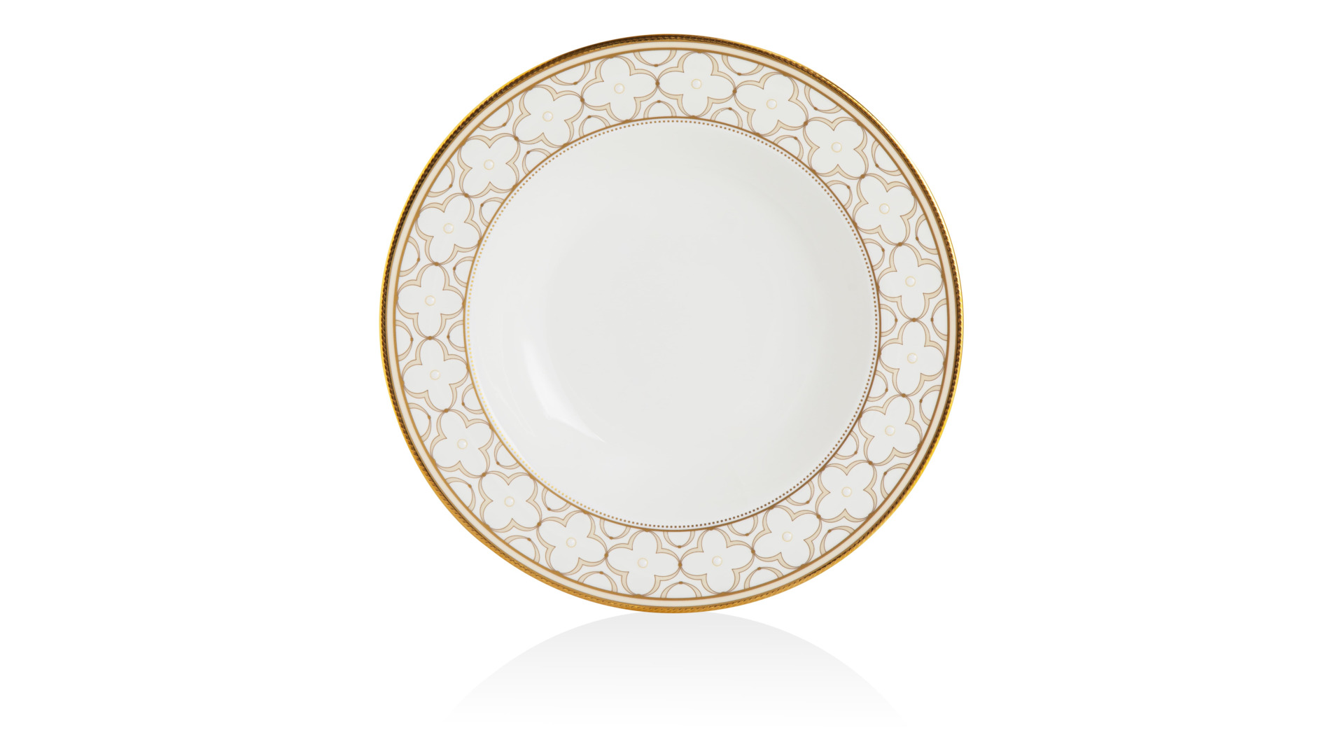 10668450 Noritake Сервиз столовый Noritake "Трефолио,золотой кант" на 6 персон 23 предмета Фарфор костяной  - Вид №4