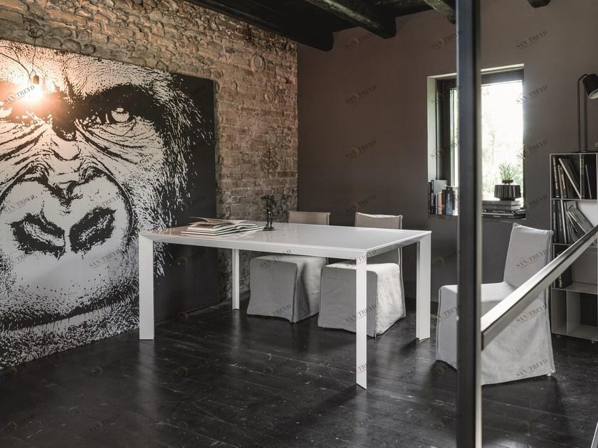 Dall'Agnese Раздвижной стол из лакированного стекла sun-id-1471789