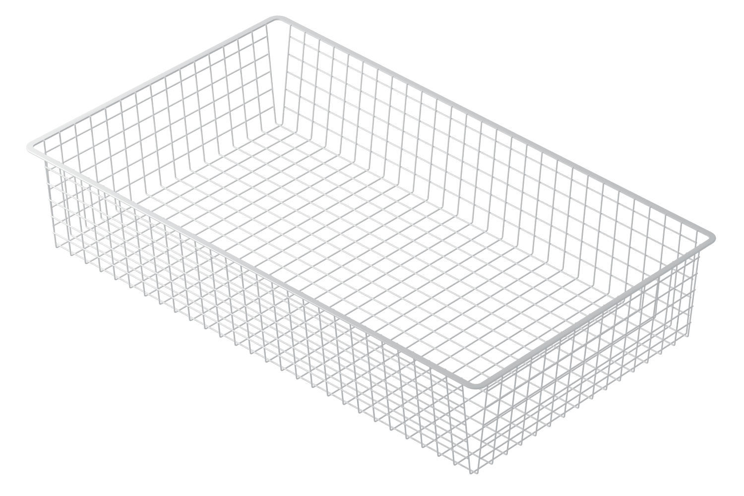 Проволочная корзина , 893х555х185 мм, белый LJPS0612 Public Steel Россия 