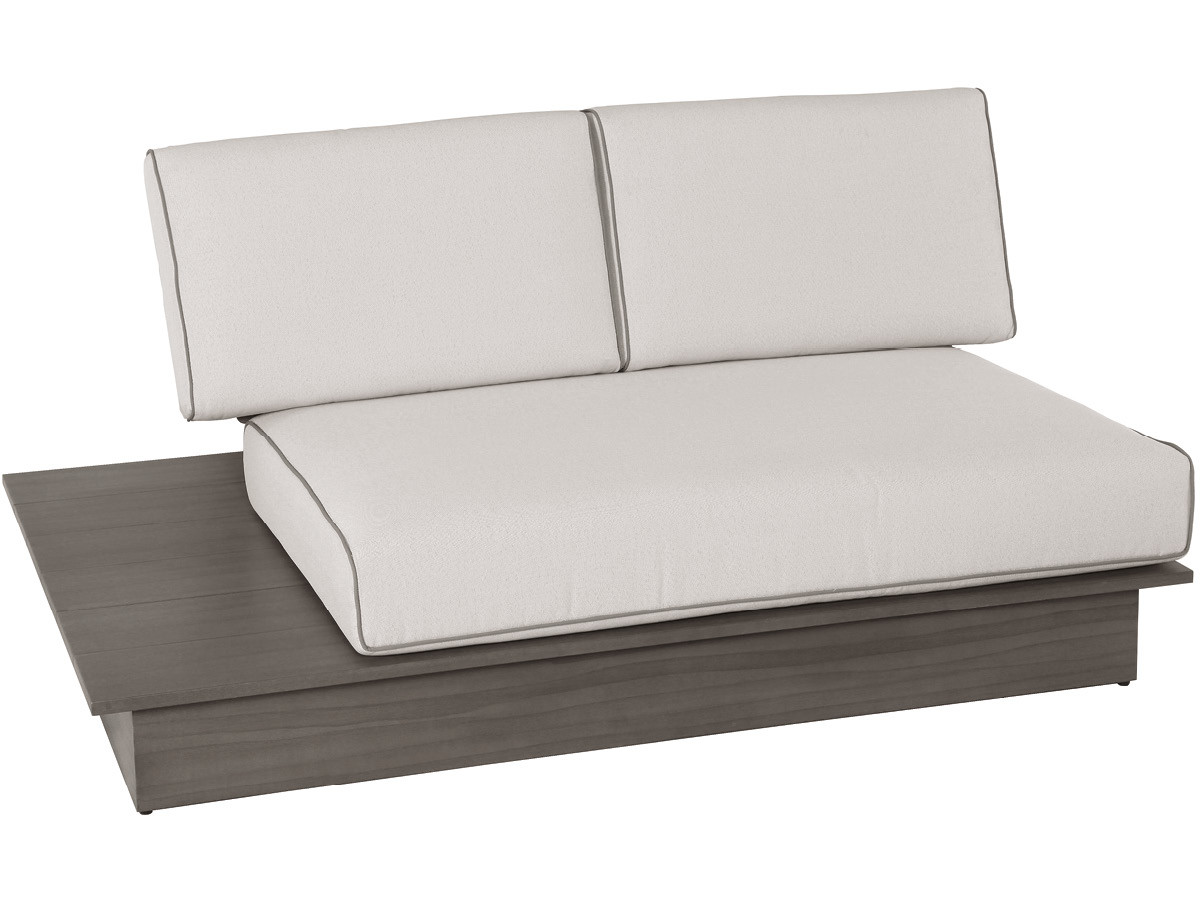 98.00.0703 La Villa Lounge Set Stone grey - вкл. 1x 3-местный с обивкой, 1x 2-местный с обивкой, 1x стол для отдыха Mbm  - Вид №3