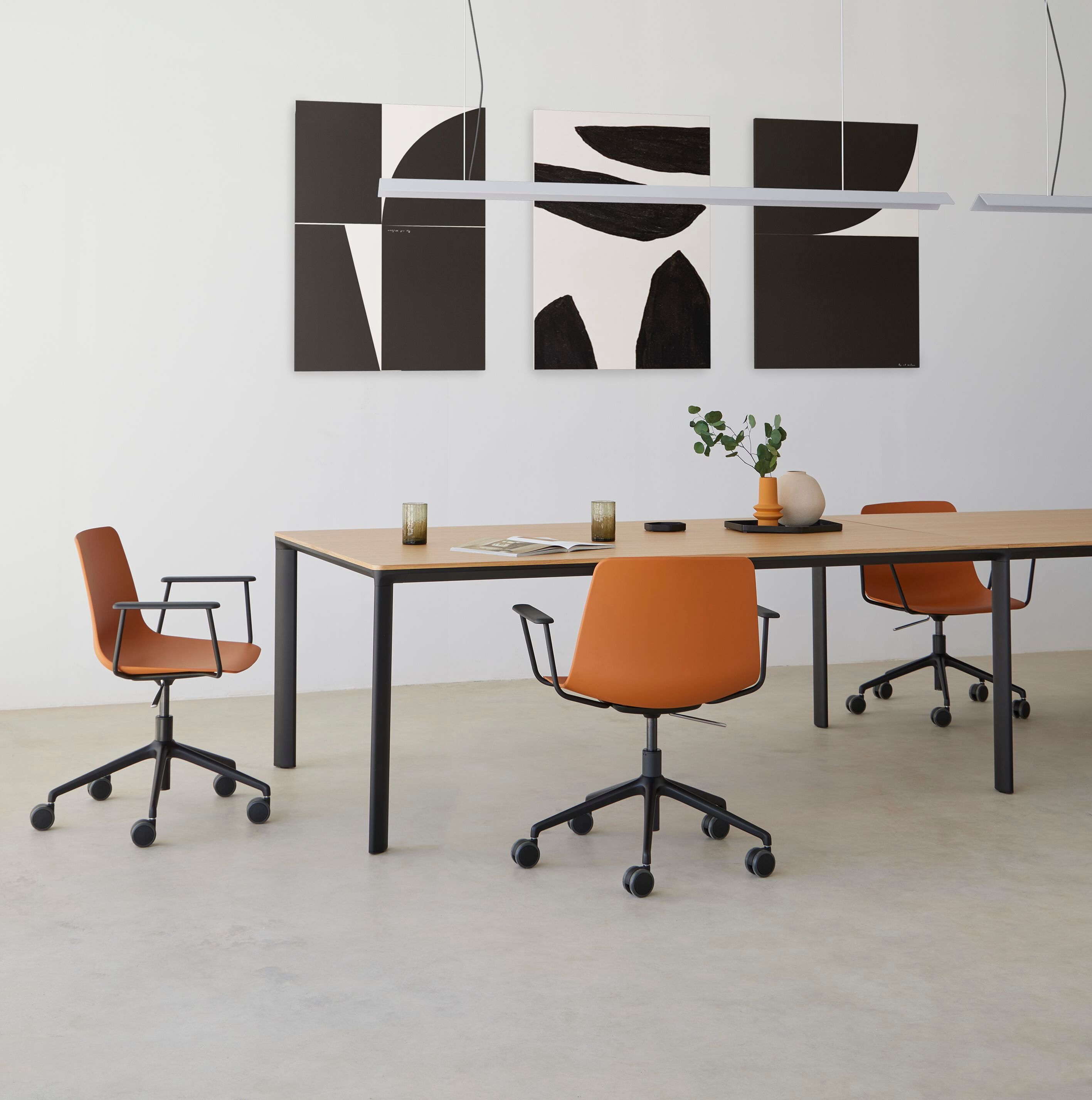 5 спиц ткань регулируемая высота операционный стул офис INCLASS Varya XL ARCH-00073671 - Вид №1