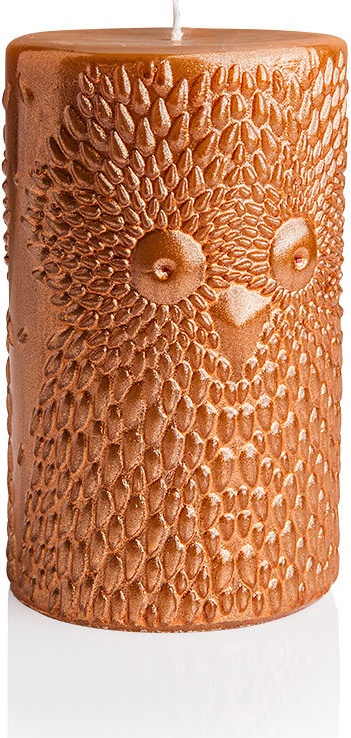 10589145 Point a la ligne Свеча 12,5см "Пень" (коричневая) Воск 