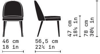 Very Wood Стул из мягкой ткани Carmen sun-id-1464597 - Вид №7