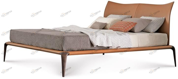 MisuraEmme Двуспальная кровать в коже Misuraemme sun-id-1473415