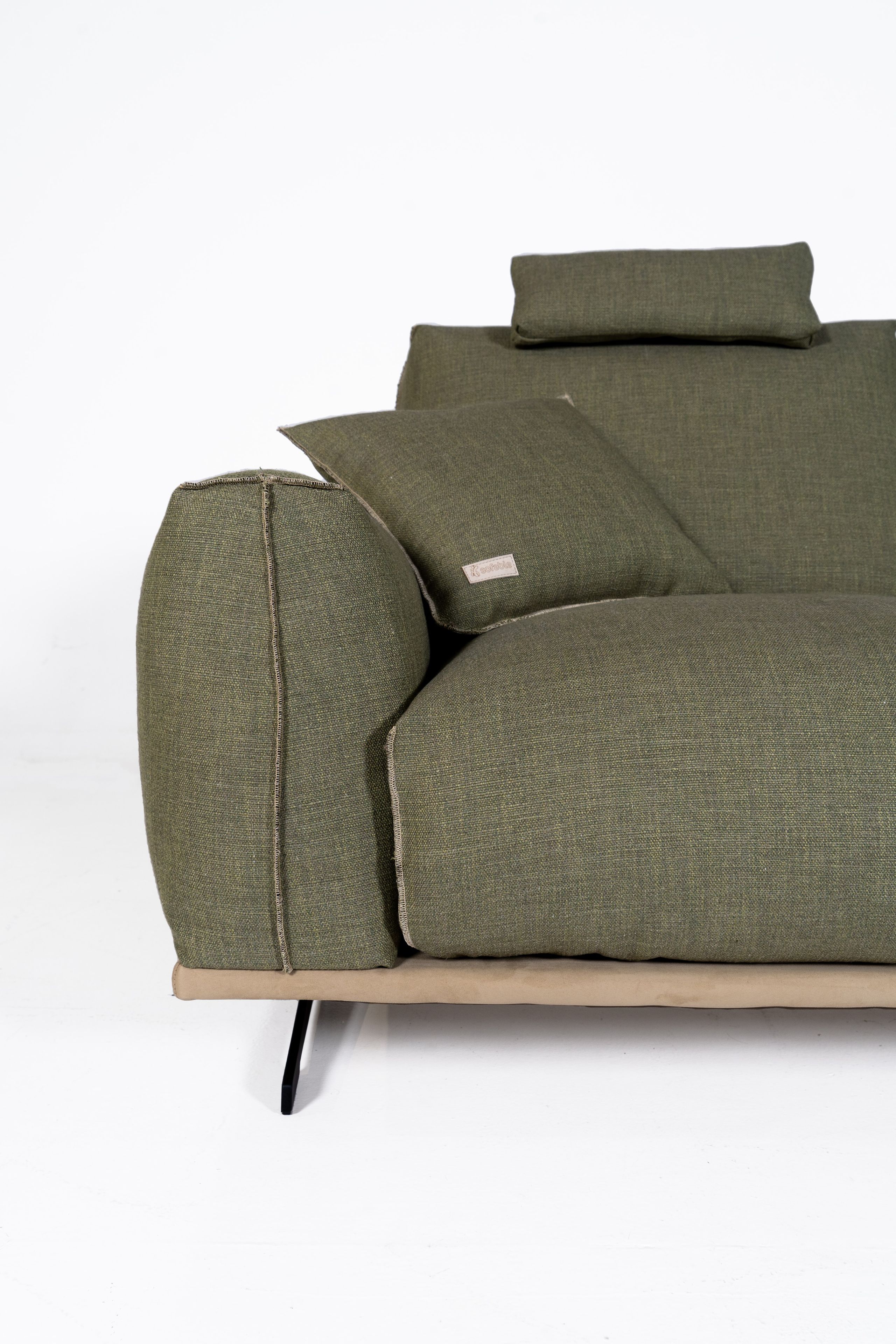 Диван из хлопка и льна Mantellassi 1926 BOBOLI ARCH-00048692 - Вид №16