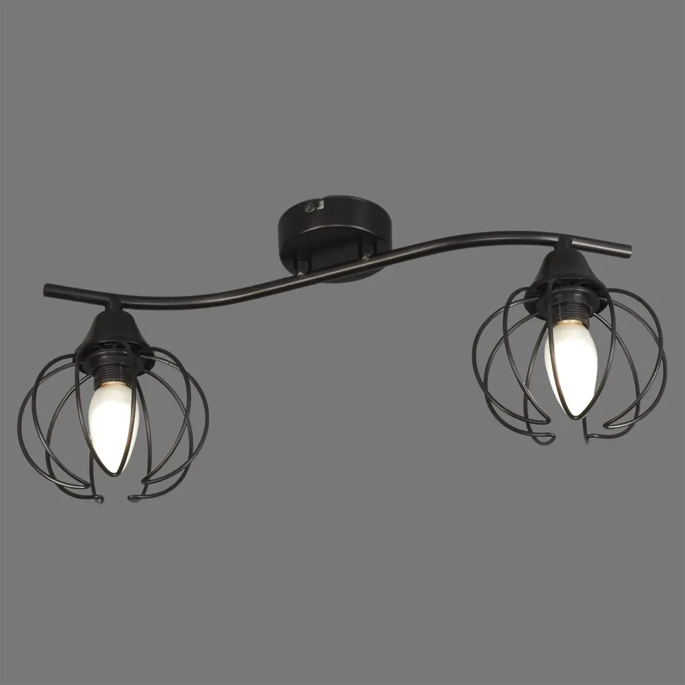 Люстра КС30051/2C 2хЕ14х40Вт цвет чёрный КЛЮЧНИК STLM-2133151 - Вид №3