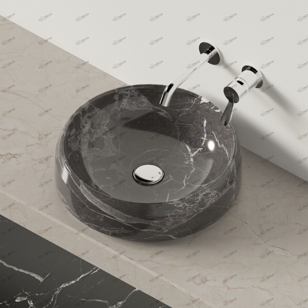 ACER1073GC Накладная раковина на столешницу  круглая Agape Lariana