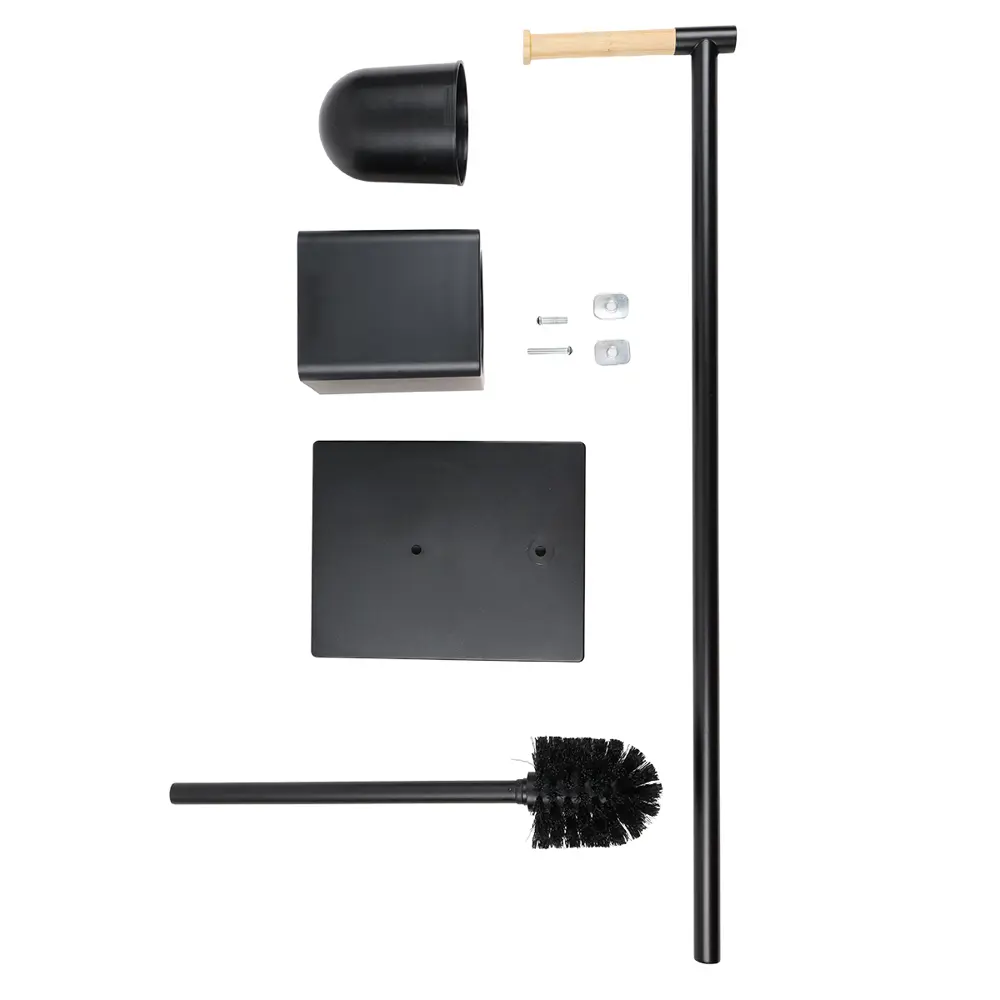 Стойка-ерш для унитаза арчи пластик/бамбук черный Santreyd STLM-2096548 - Вид №4