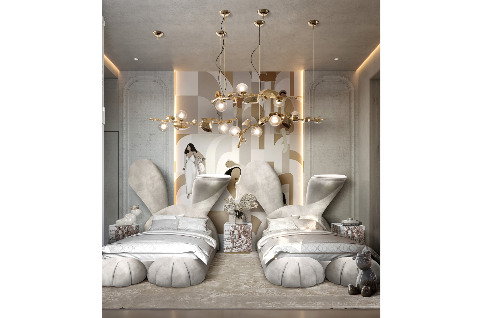 CIST509 Детская односпальная кровать Мистер Банни Circu  - Вид №3