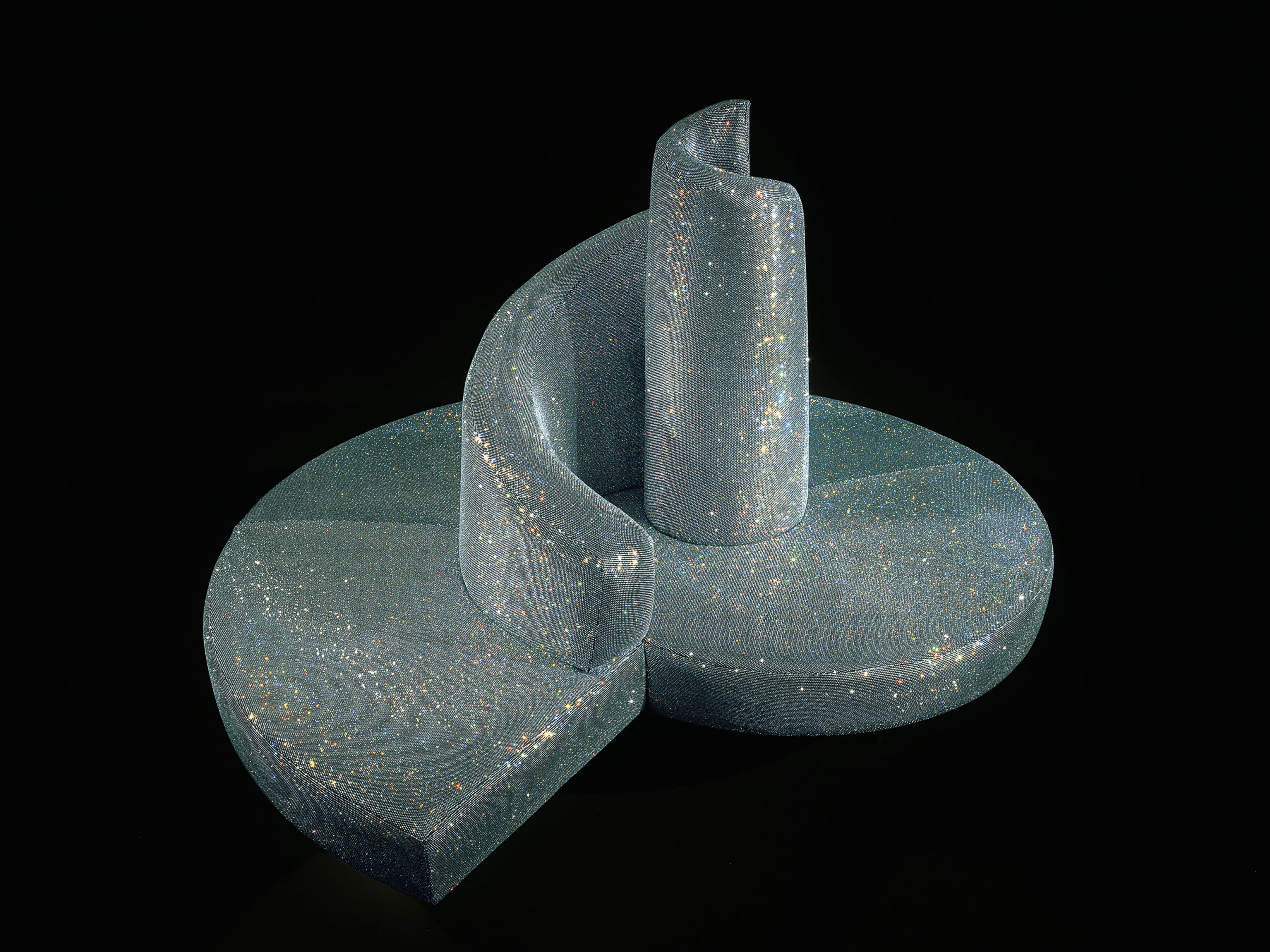 Диван с кристаллами Swarovski Edra для интерьера ARCH-00059154