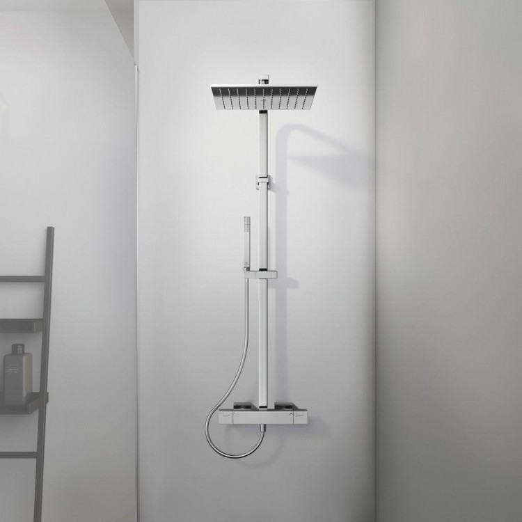 A7542AA Душевая система с термостатическим смесителем для душа Ideal Standard CERATHERM C100  - Вид №2