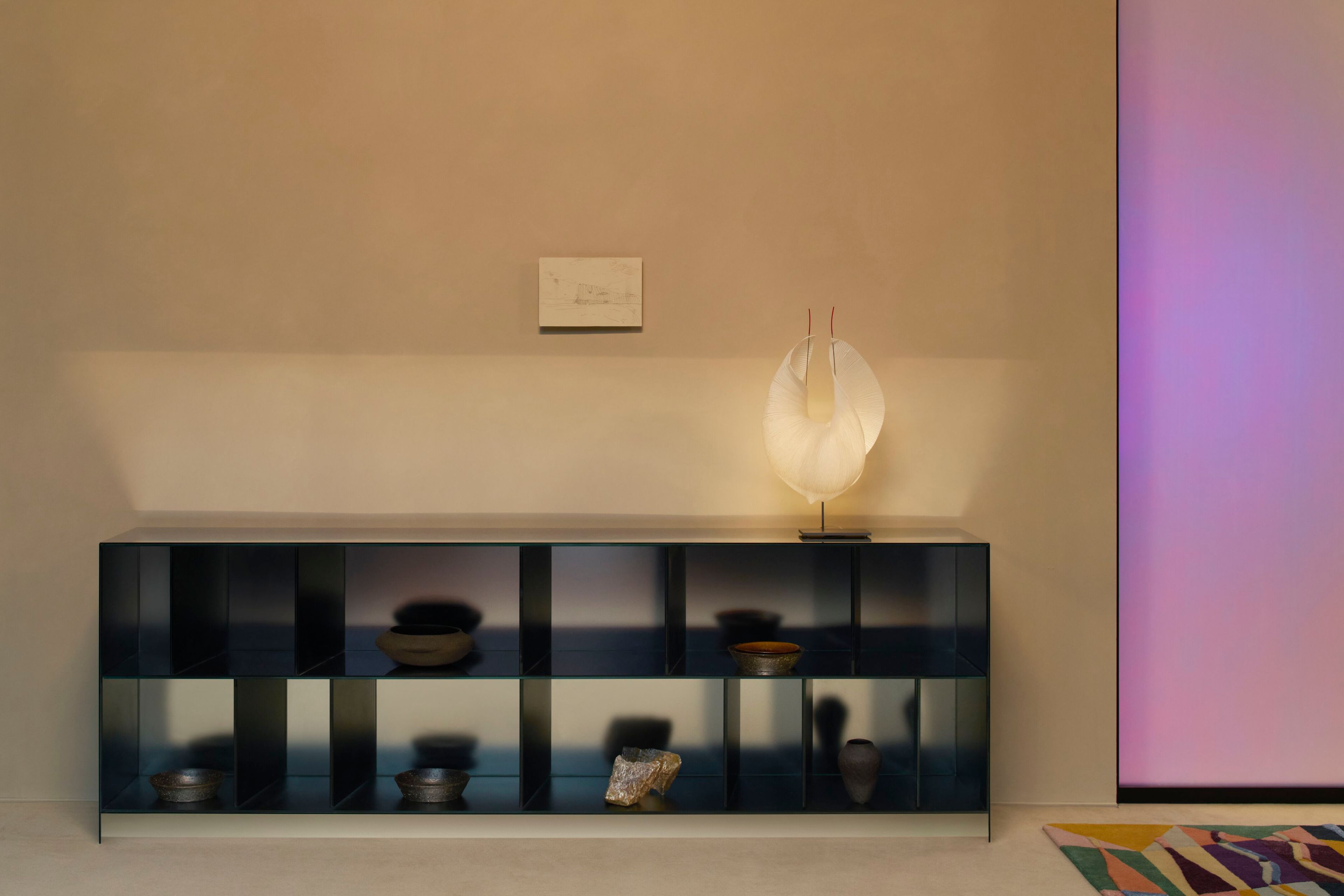 Книжный шкаф из хрусталя Glas Italia Obliquo ARCH-00105903 - Вид №2