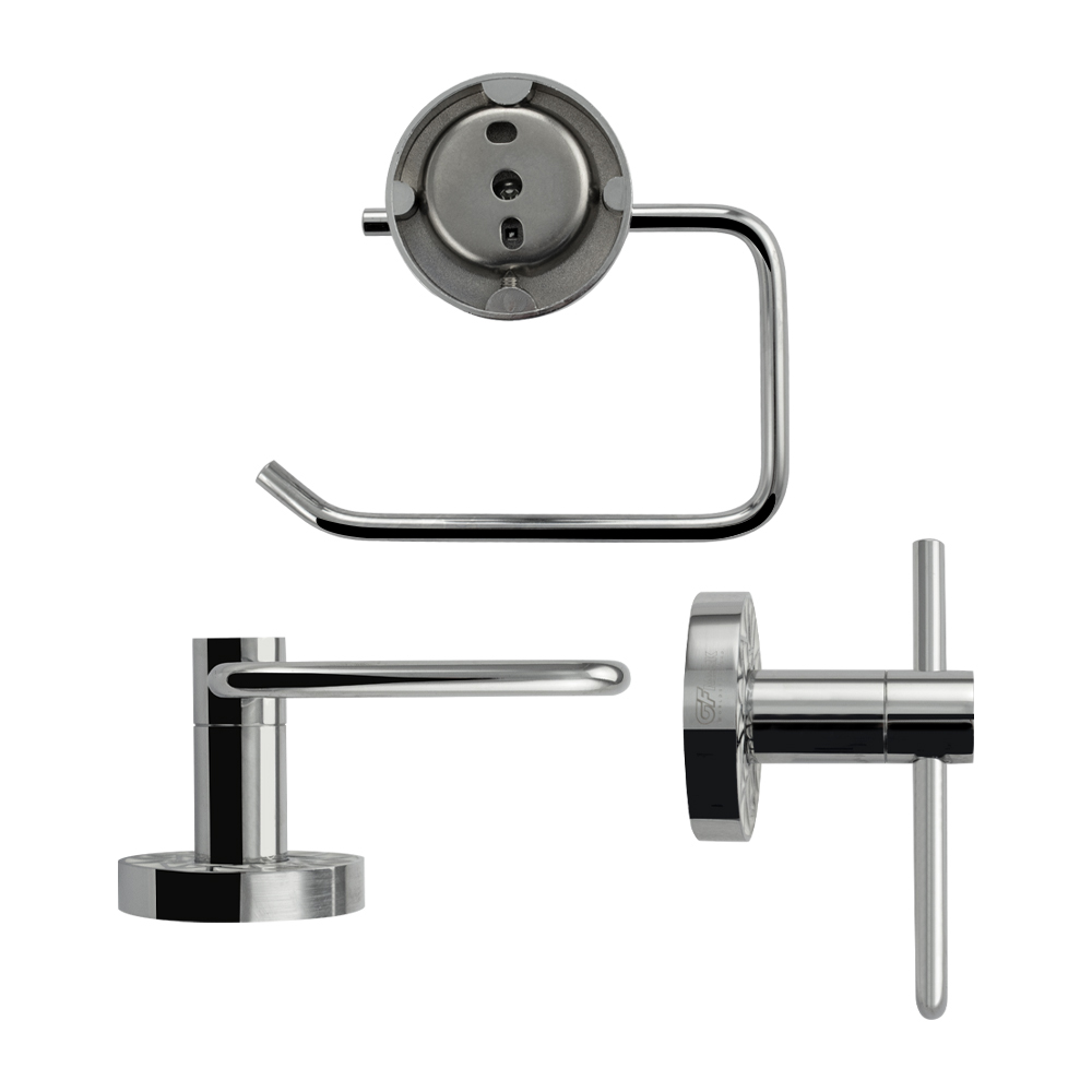 GFmark - Держатель туалетной бумаги, полотенца, без экрана, с БЕЛОЙ МОЗАИКОЙ, код: 3203  - Вид №5