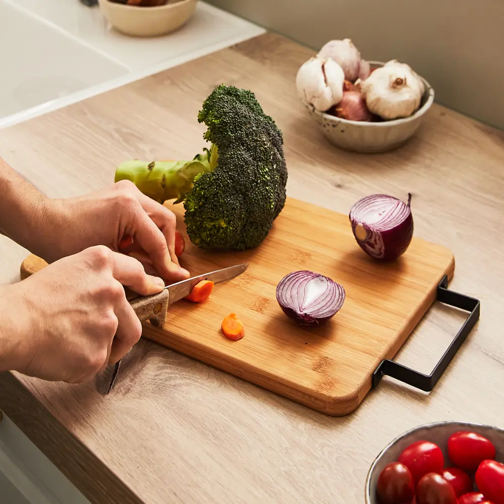 Разделочная доска Delinia из бамбука 33×23 см в бежевом цвете 85286077 STLM-0060882 - Вид №7