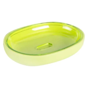 Мыльница настольная Vidage «Parma» пластик цвет зелёный