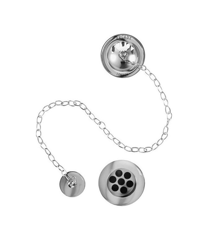 Слив-перелив с гибкой подводкой, ХРОМ Arcade Burlington ARCW3 CHR - Вид №1