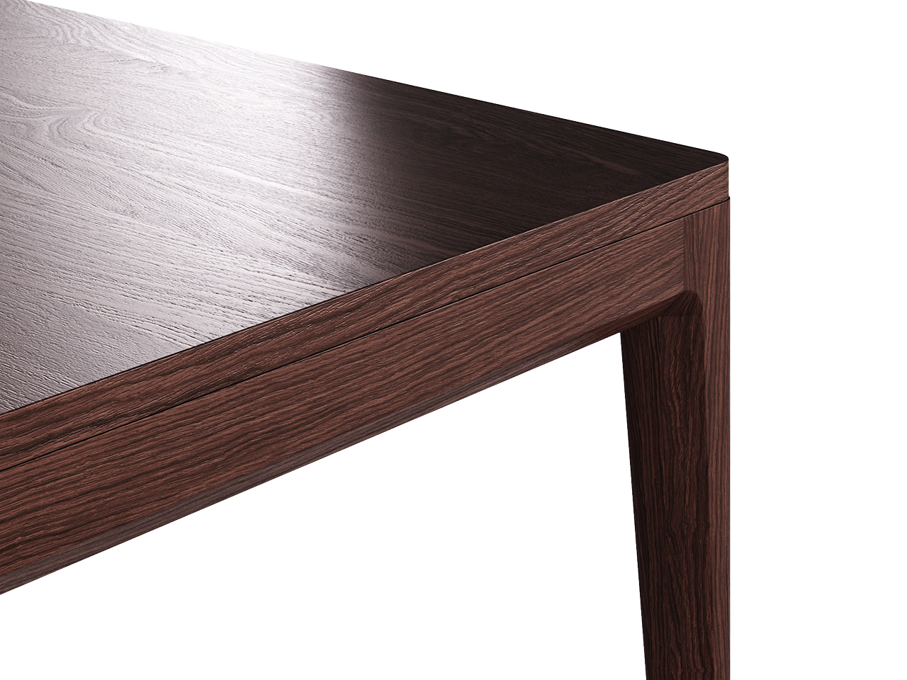 Журнальный столик прямоугольный 120 см темный дуб Case №4 THE IDEA  210101 Коричневый  - Вид №2